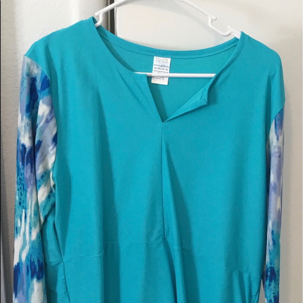 Women’s Time and Tru Swim Fishing Activewear Shirt